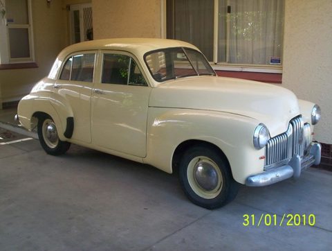 48 Holden in Lithgow Cream — Standard Sedan