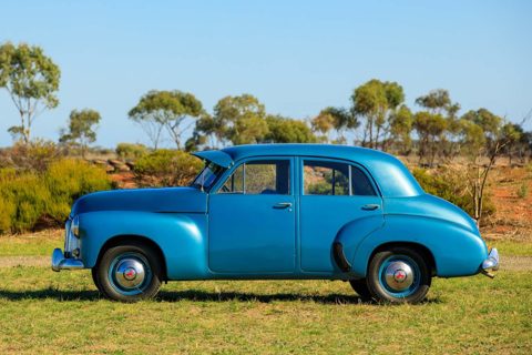 48 Holden in Calvert Blue Met — Standard Sedan