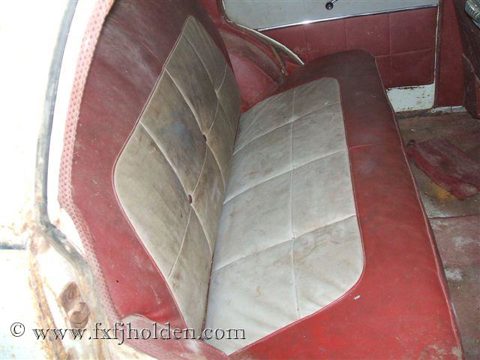 48 Holden with Fall Red & Canyon Beige Elascofab Vinyl trim — Standard Sedan